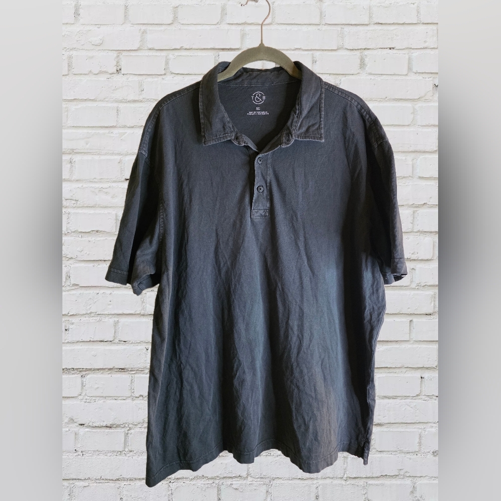 9. Treasure & Bond Stylish Blue Polo Shirt